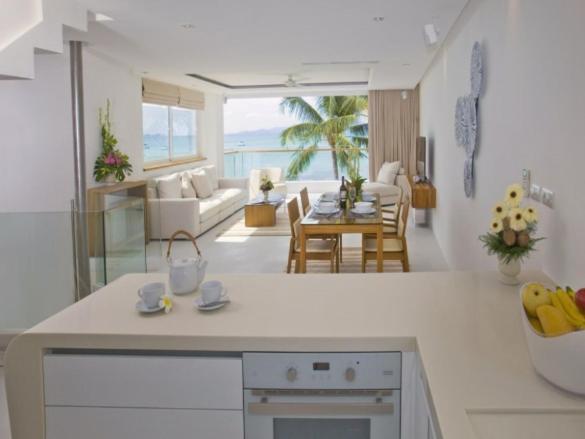 Panu Luxury Beachfront Apartments Bophut Exteriör bild
