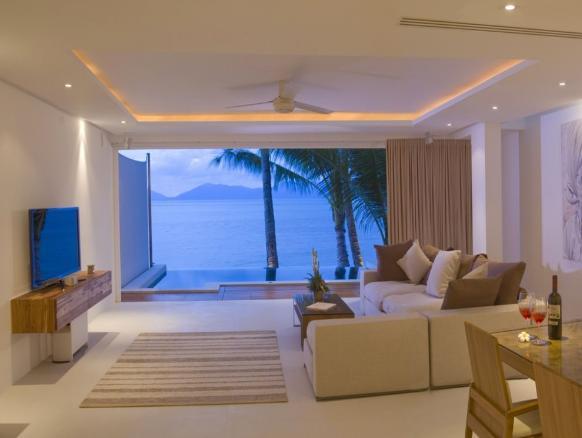 Panu Luxury Beachfront Apartments Bophut Rum bild